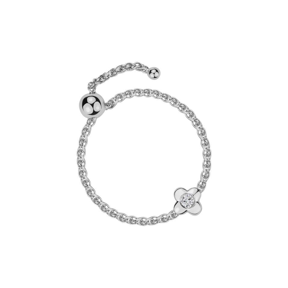 Prsten s diamantem Luxe Regalia