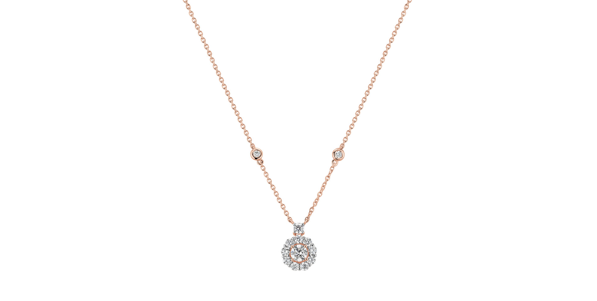 Náhrdelník s diamanty Sandie