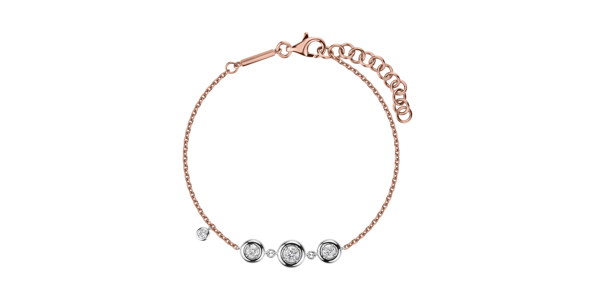 Náramek s diamanty Paquette