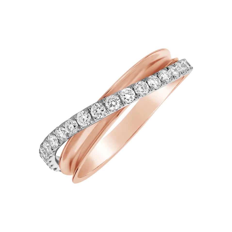 Prsten s diamanty Ribbon Passion