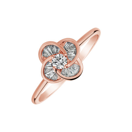 Prsten s diamanty Sparkling Blossom