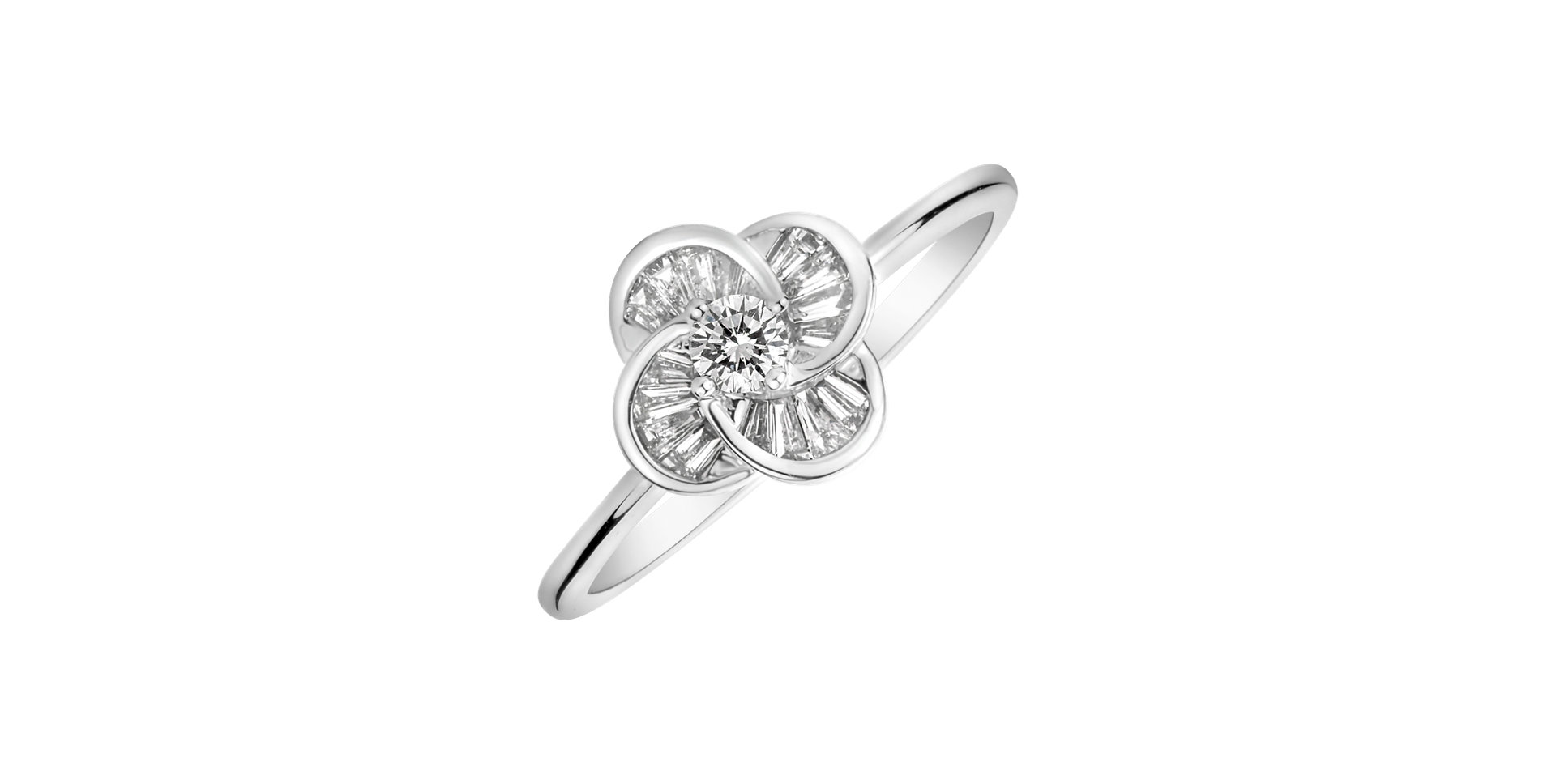 Prsten s diamanty Sparkling Blossom