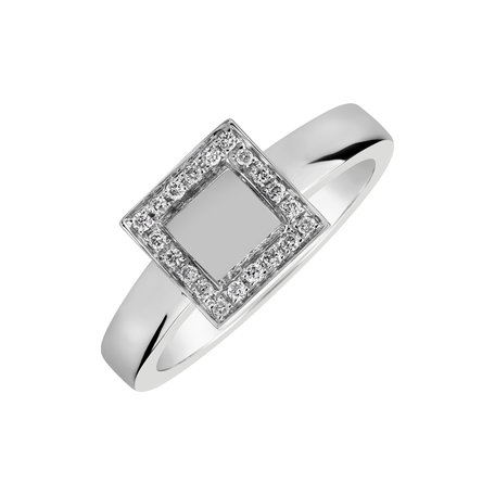 Prsten s diamanty Sun Space