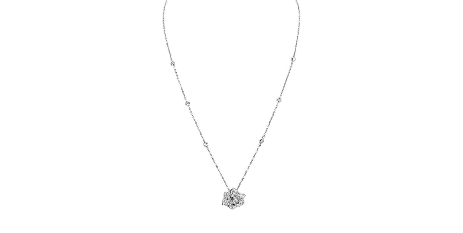 Náhrdelník s diamanty Dendrobium Orchid