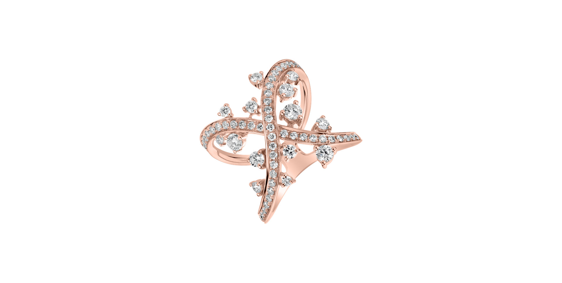 Prsten s diamanty Goddess Romance