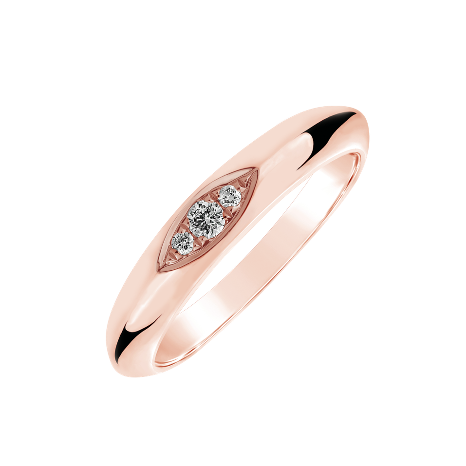 Prsten s diamanty Marsala