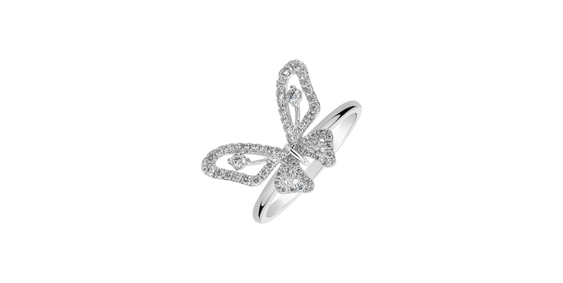 Prsten s diamanty Enticing Papillon