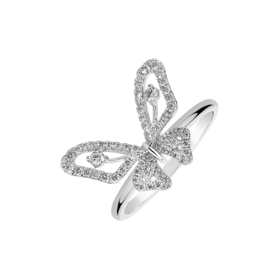 Prsten s diamanty Enticing Papillon