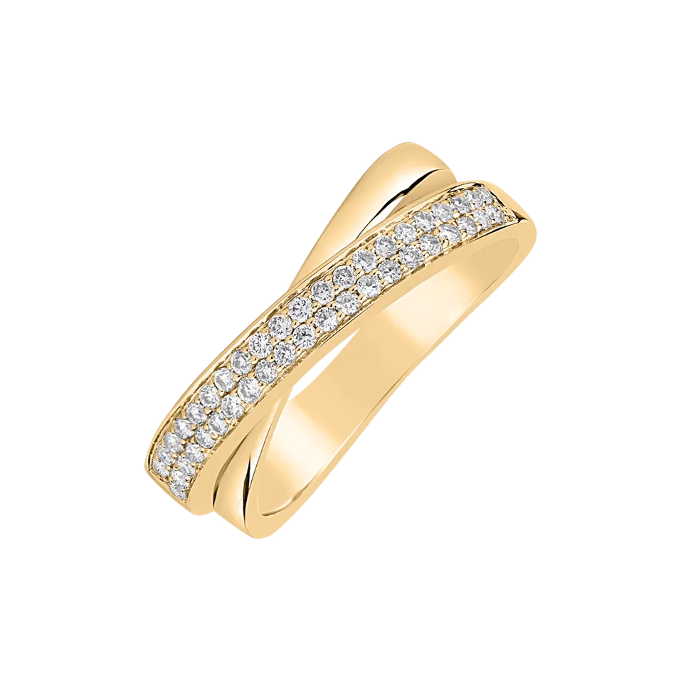 Prsten s diamanty Romantic Labyrinth