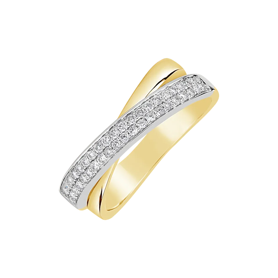 Prsten s diamanty Romantic Labyrinth
