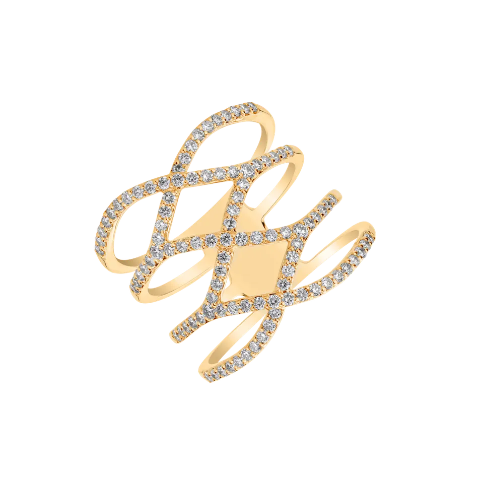 Prsten s diamanty Sunshine Highness