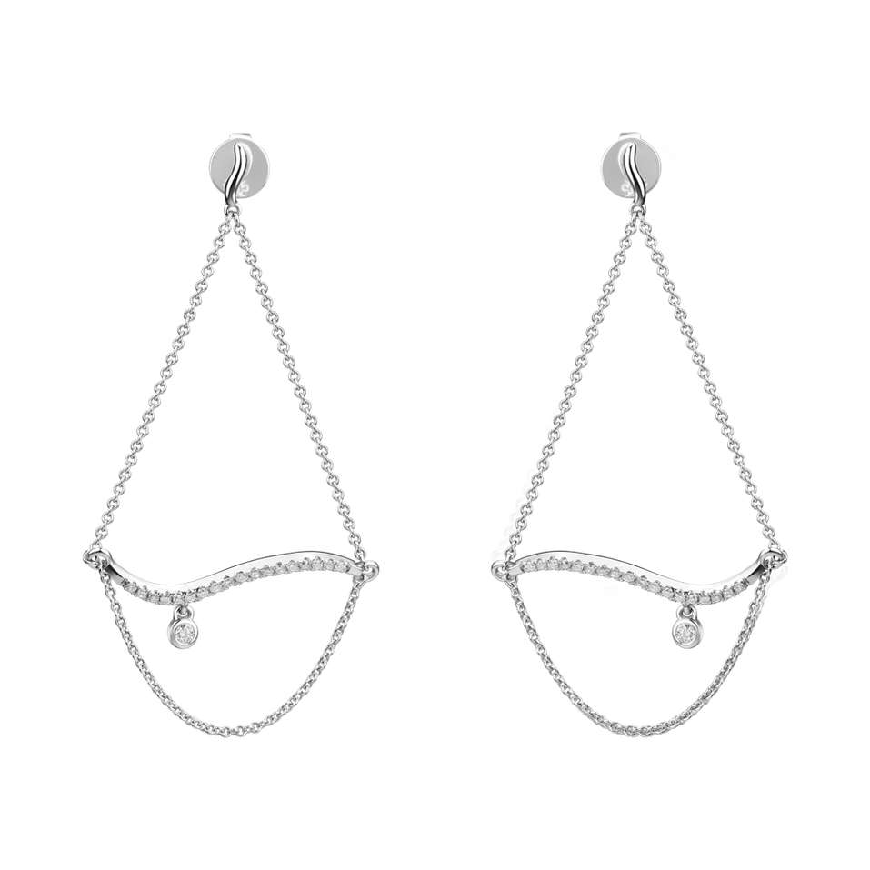 Náušnice s diamanty Oriental Princess