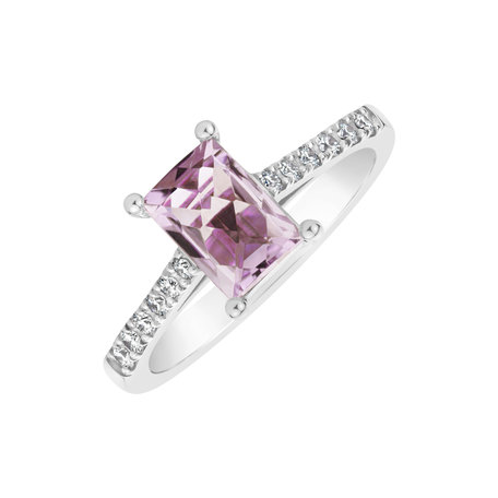 Prsten s ametystem a diamanty Miracle Gem