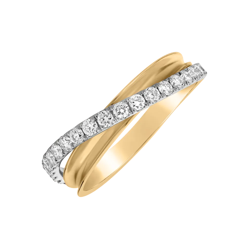 Prsten s diamanty Ribbon Passion