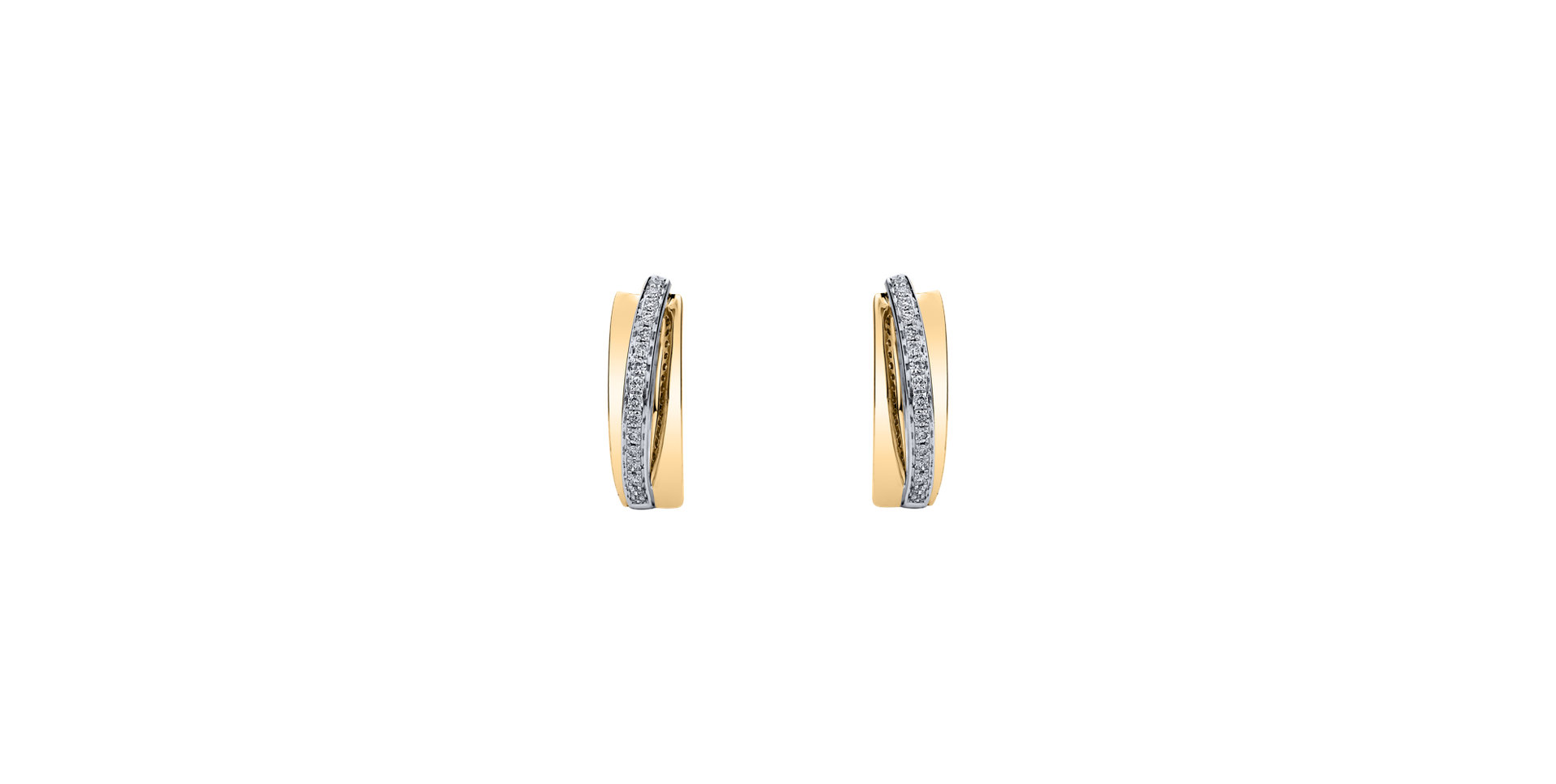 Náušnice s diamanty Magical Ray