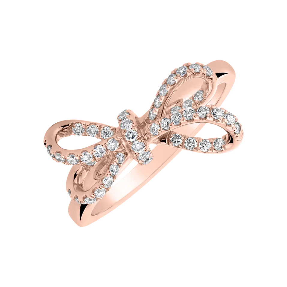 Prsten s diamanty Galaxy Ribbon