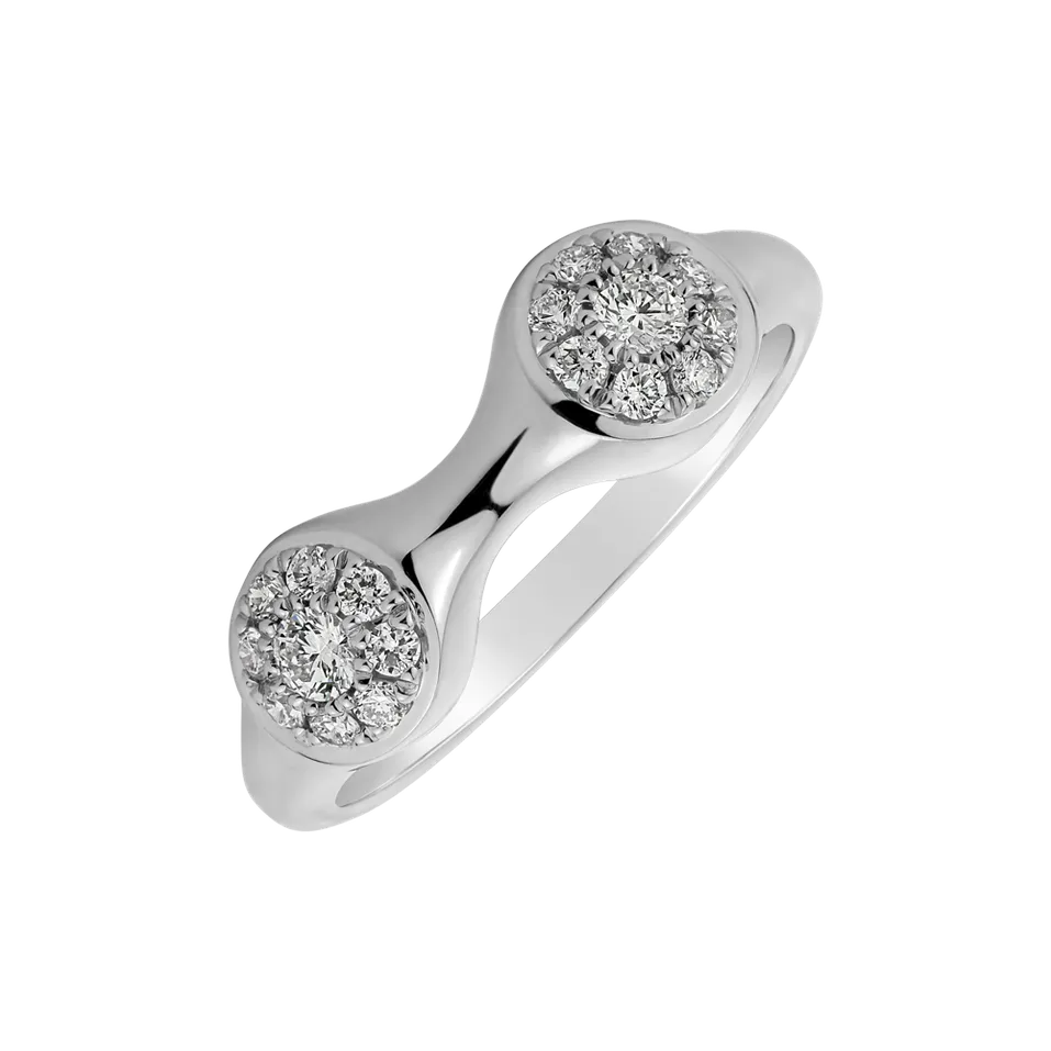 Prsten s diamanty Space Kiss
