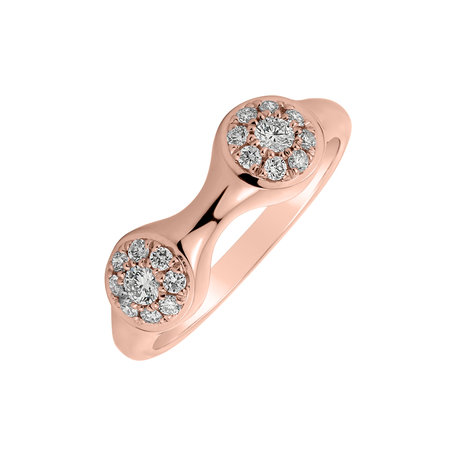 Prsten s diamanty Space Kiss