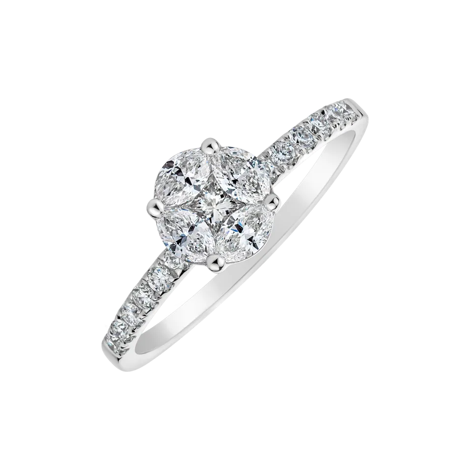 Prsten s diamanty Erostey