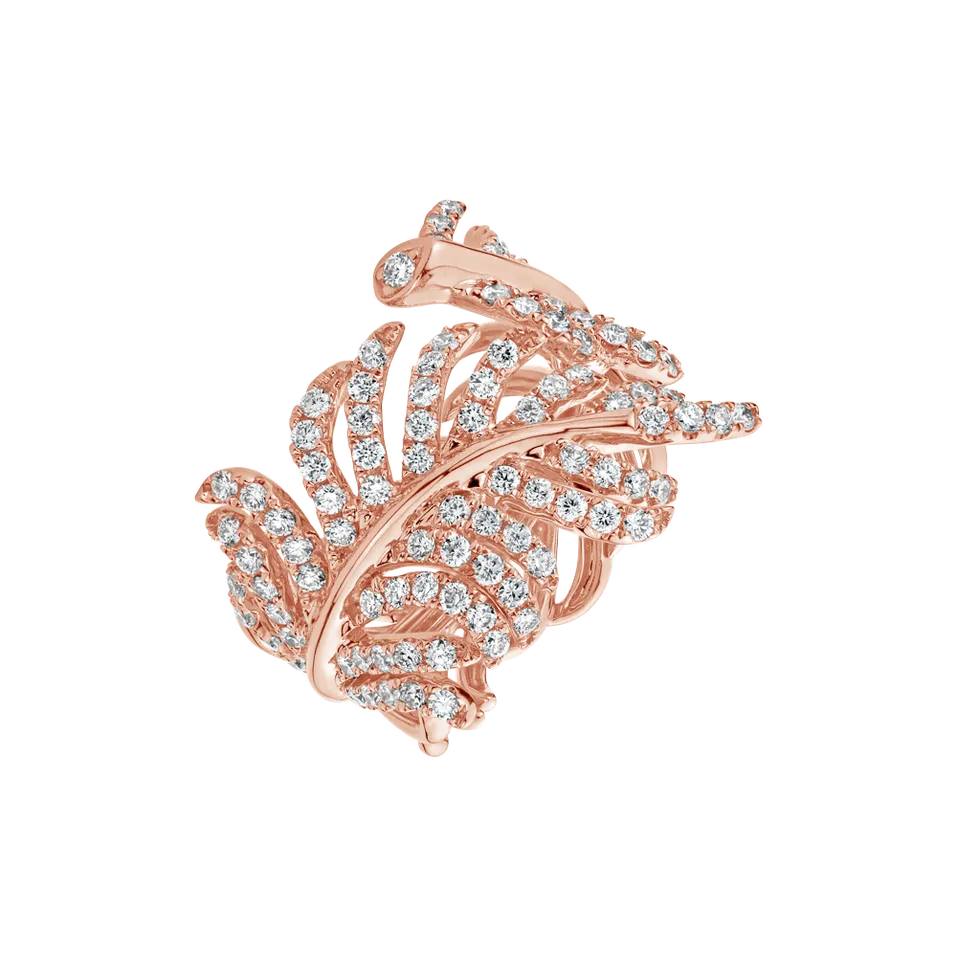 Prsten s diamanty Heaven Feather