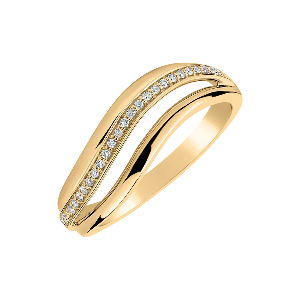Prsten s diamanty Midnight Sea