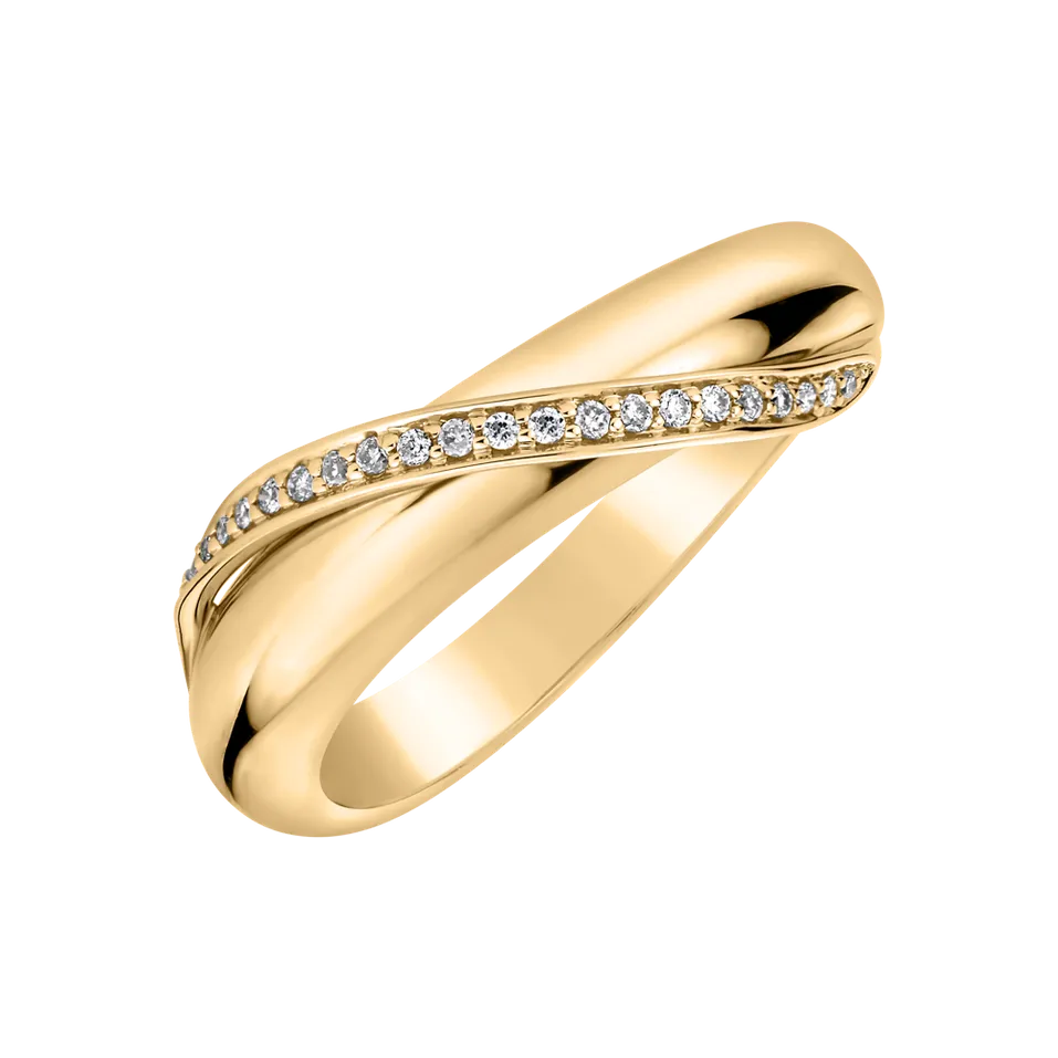 Prsten s diamanty Night Sea