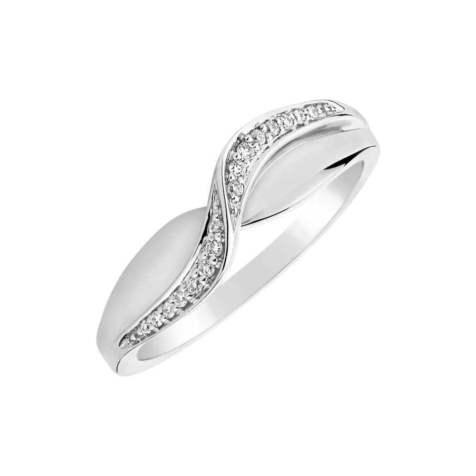 Prsten s diamanty Eternity Sea
