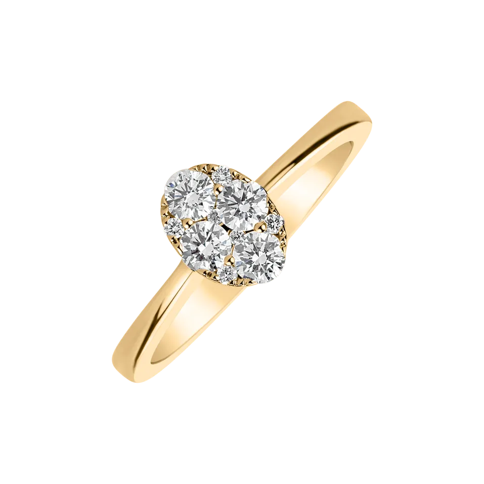 Prsten s diamanty Night Spark