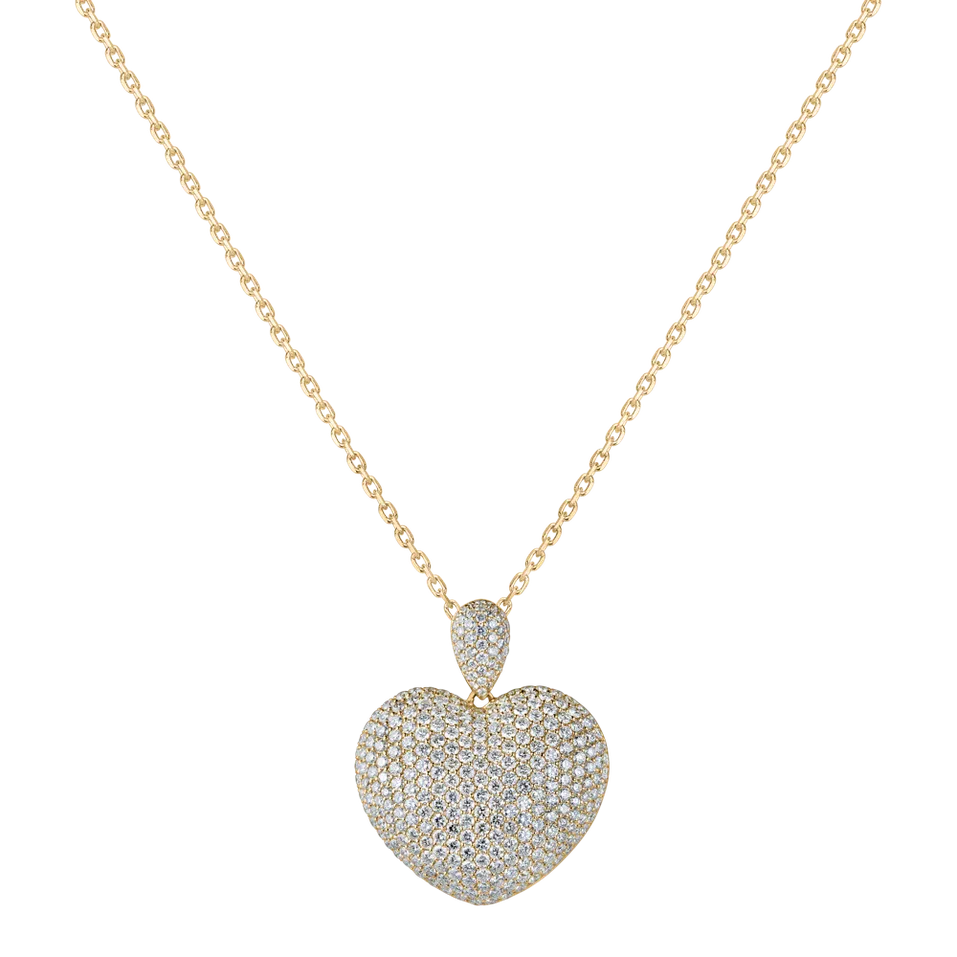 Přívěs s diamanty Precious Heart