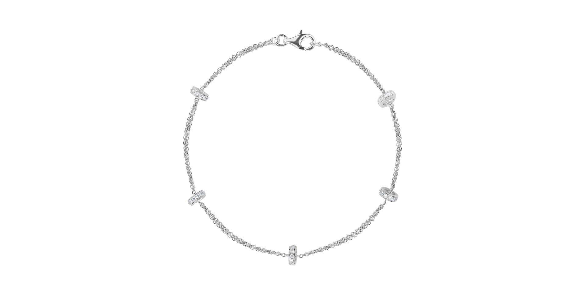 Náramek s diamanty Fayth