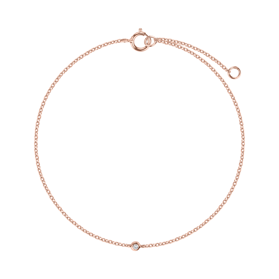 Náramek s diamantem Longstocking