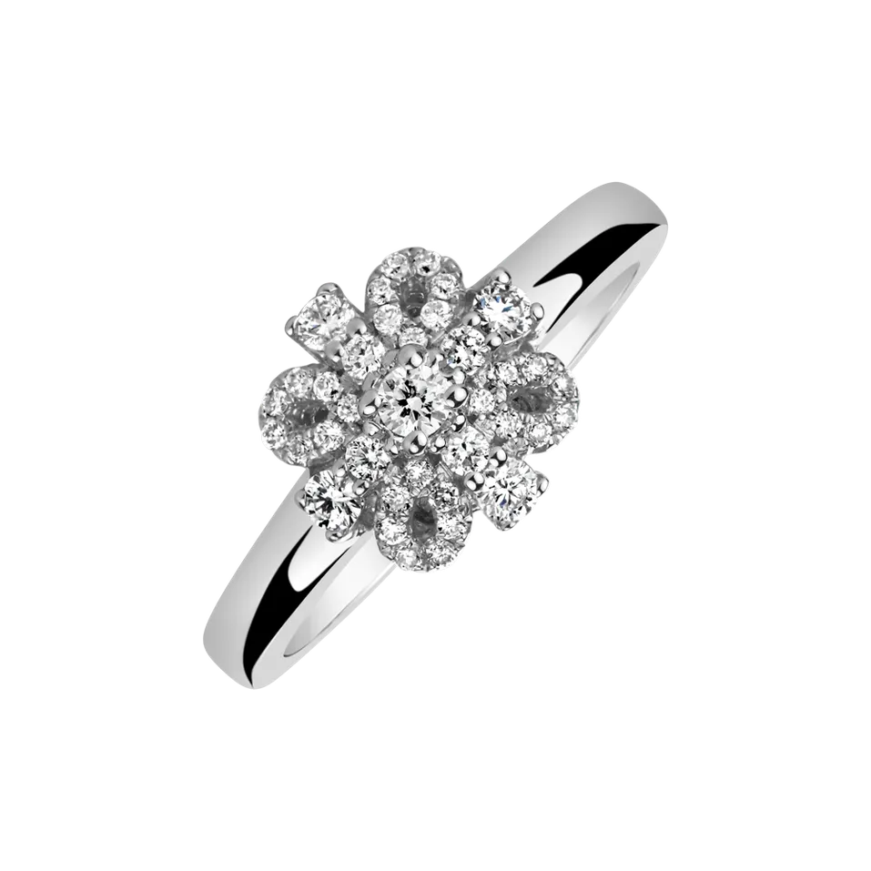 Prsten s diamanty Flower Miracle
