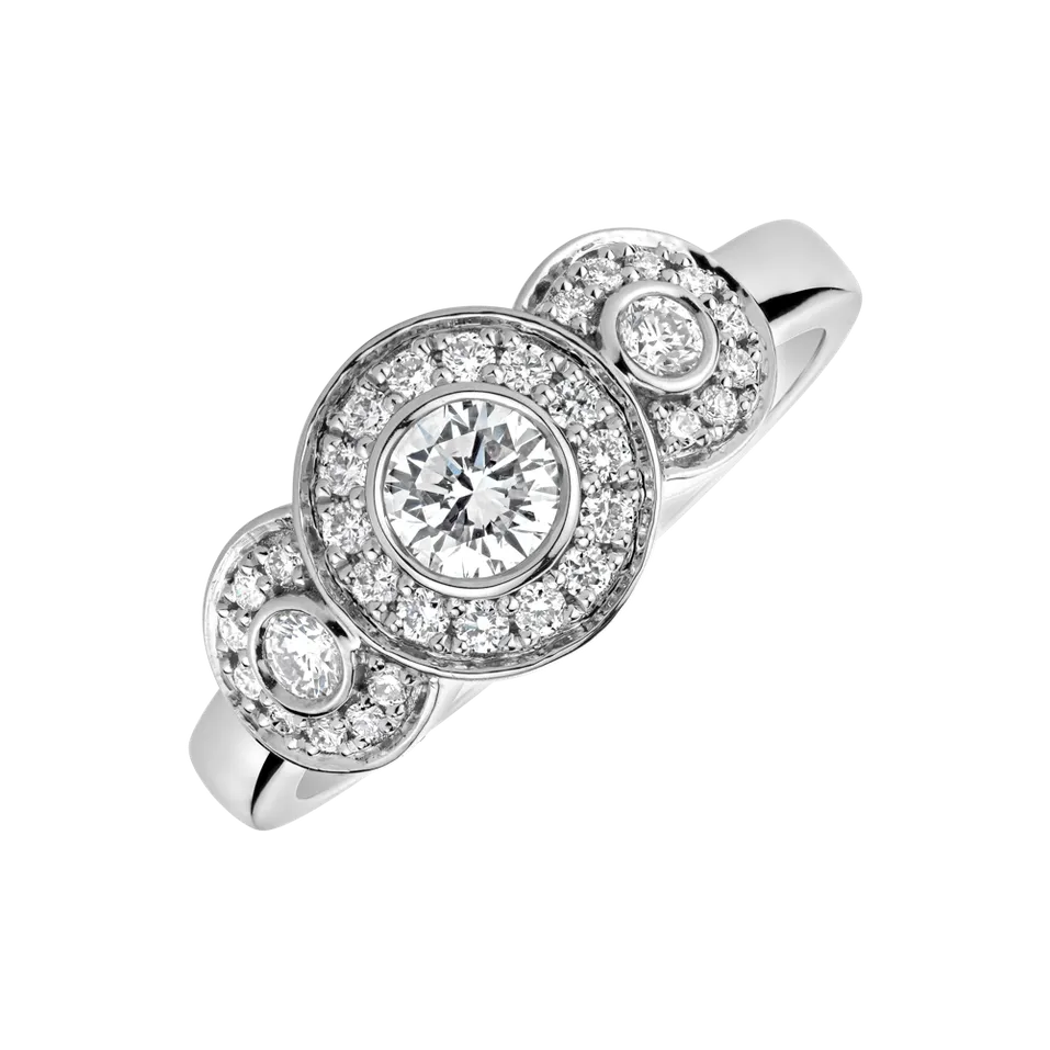 Prsten s diamanty Stylish Life