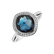 Prsten s topazem a diamanty Eternity Bloom2