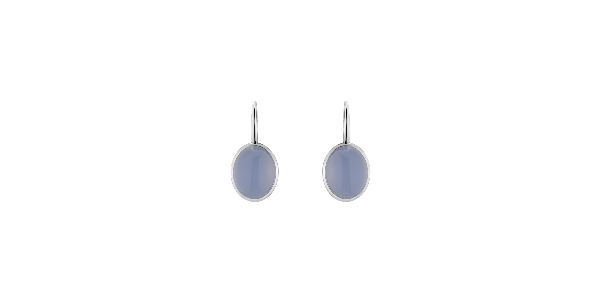 Náušnice s chalcedonem Elegant Moondust