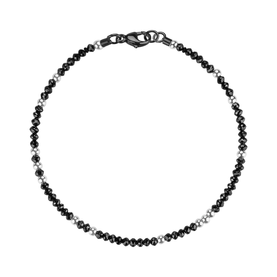 Náramek s černými diamanty Black Eminence