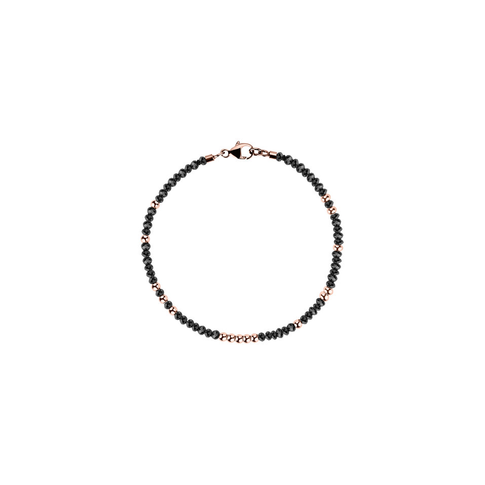 Náramek s černými diamanty Black Eminence