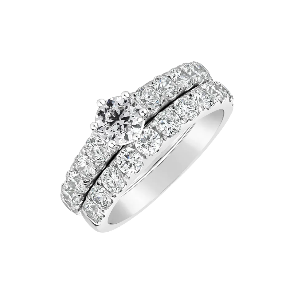 Prsten s diamanty Double Solution