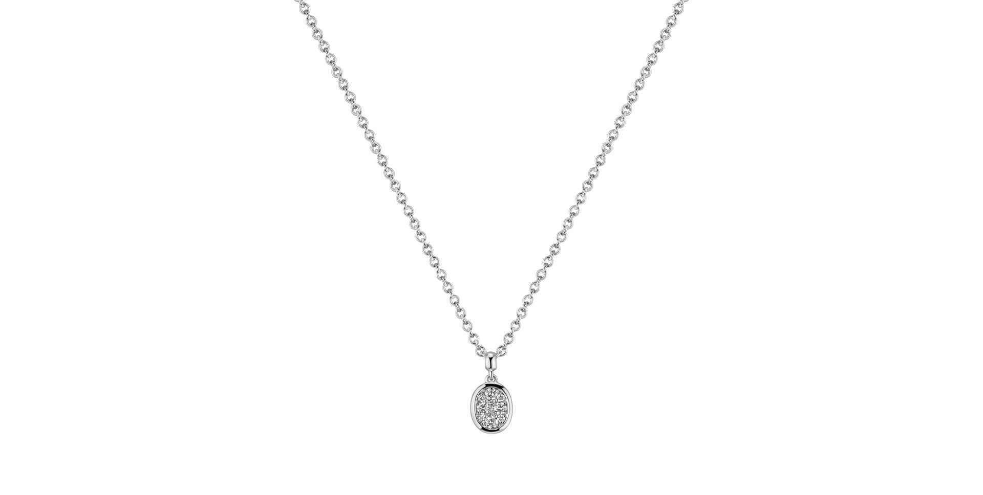 Přívěs a řetízek s diamanty Miriam