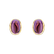 Náušnice s ametystem diamanty Mystic Blossom2