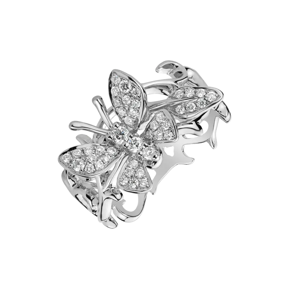 Prsten s diamanty Lush Butterfly
