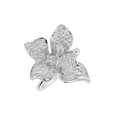 Prsten s diamanty Orchid Wish