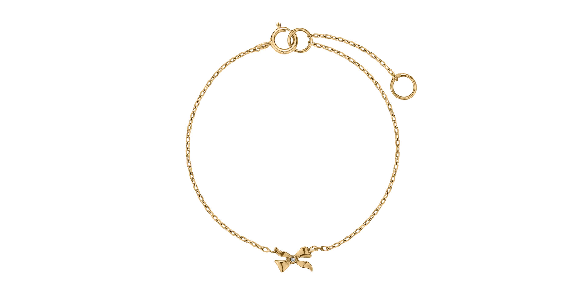 Náramek s diamantem Enigmatic Grace