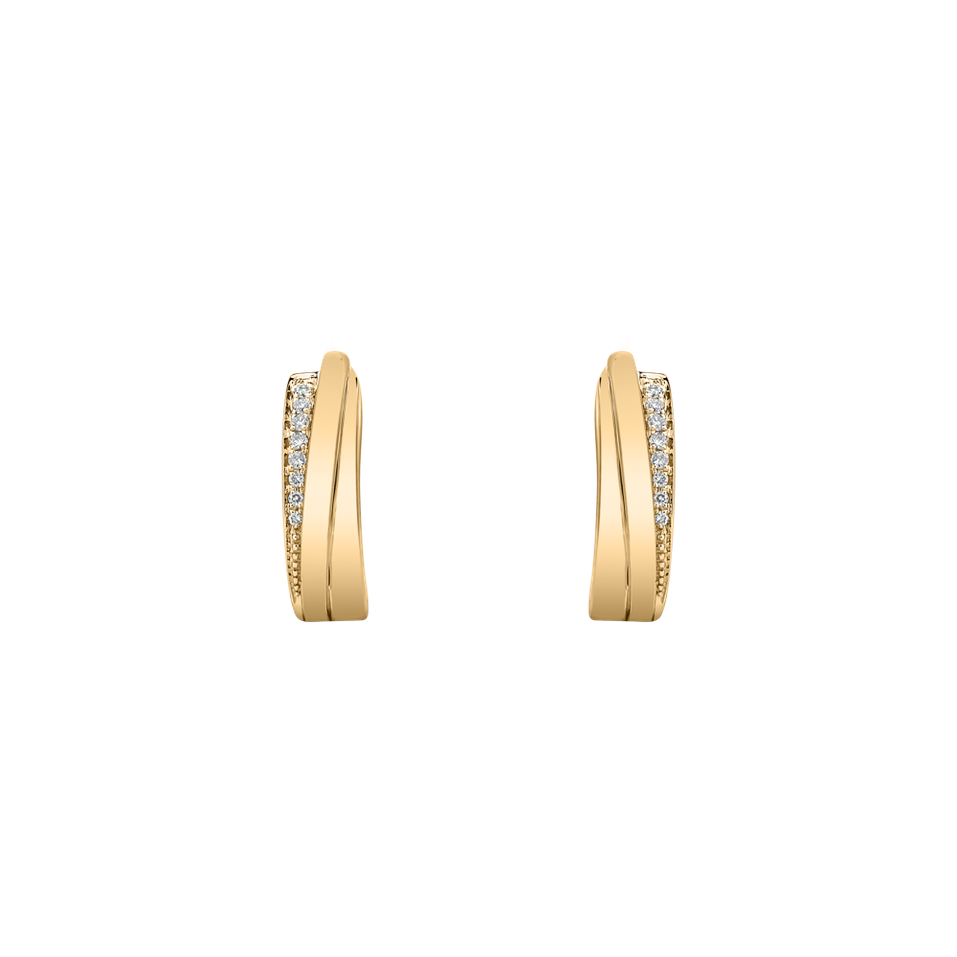 Náušnice s diamanty Dazzling Galaxy