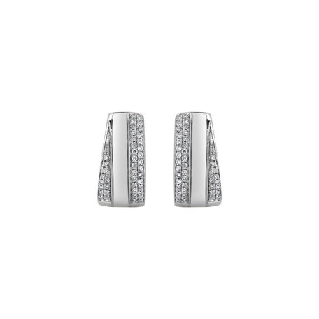 Náušnice s diamanty Sparkling Dew