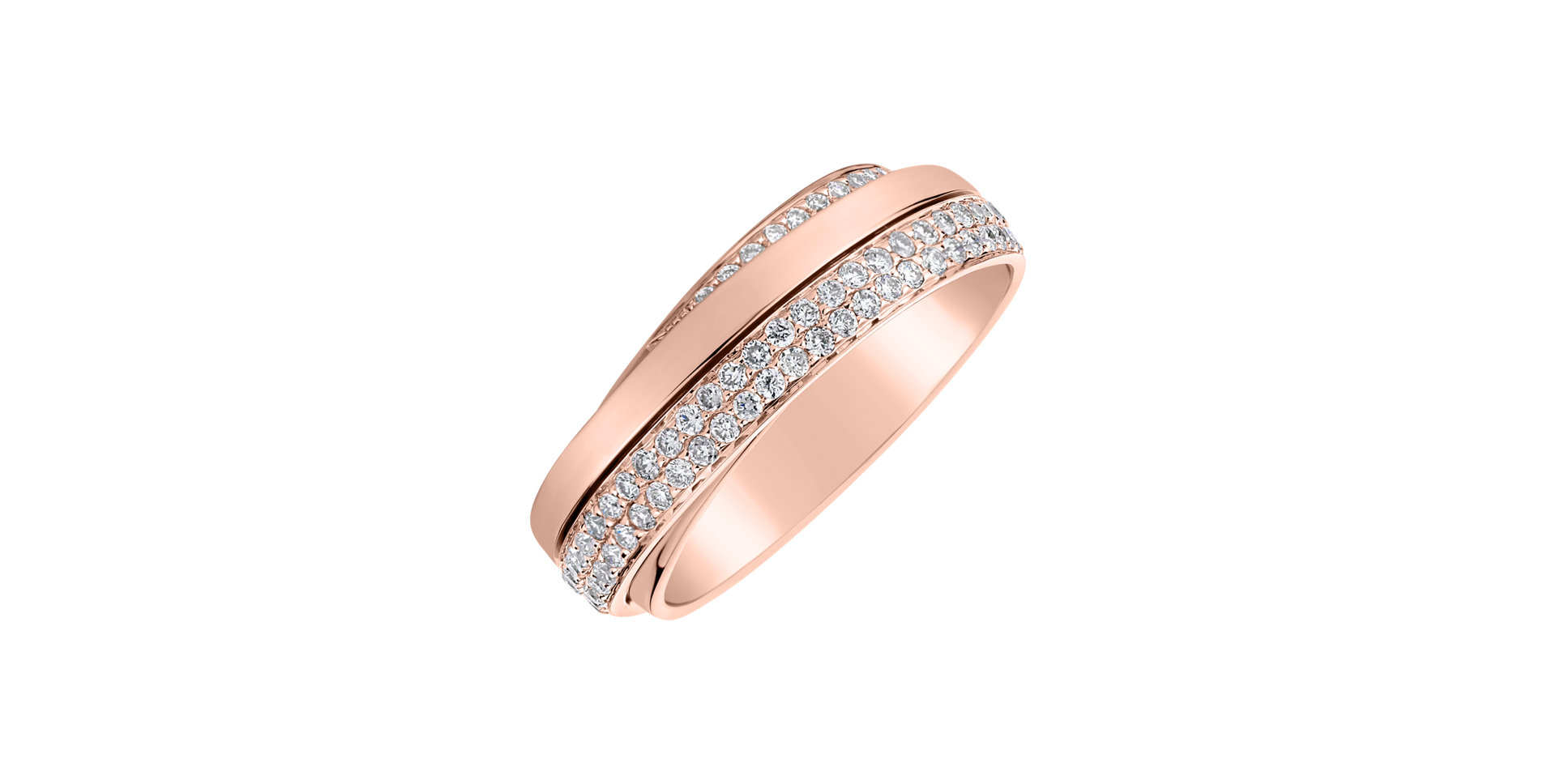 Prsten s diamanty Dream Ribbon
