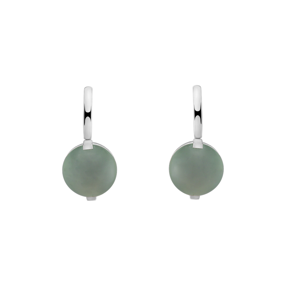 Náušnice s chalcedonem Space Signature