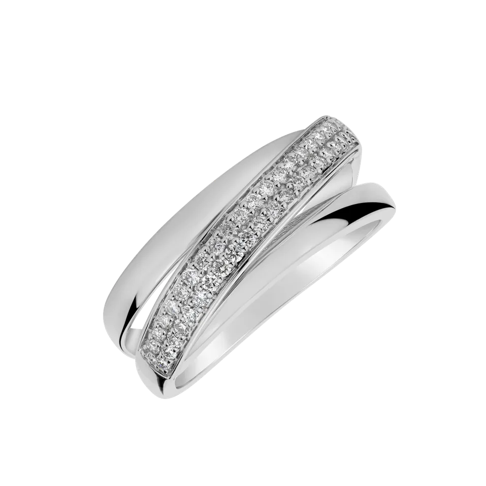 Prsten s diamanty Eternity Ray