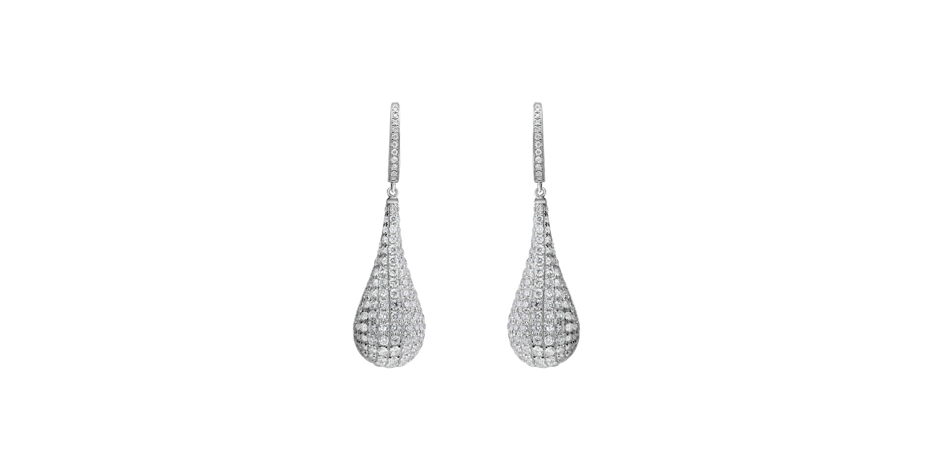 Náušnice s diamanty Inferno Tears