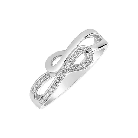 Prsten s diamanty Shiny Endlessness